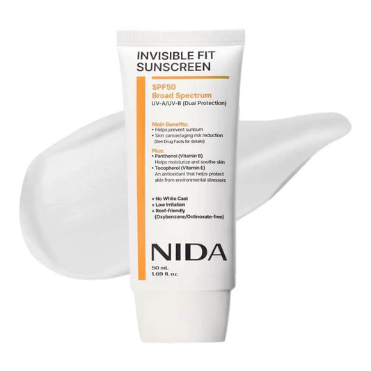 NIDA Invisible Fit Sunscreen SPF50