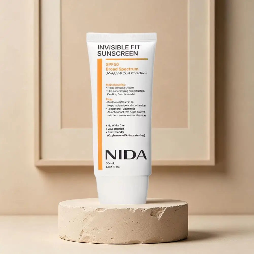 NIDA Invisible Fit Sunscreen SPF50