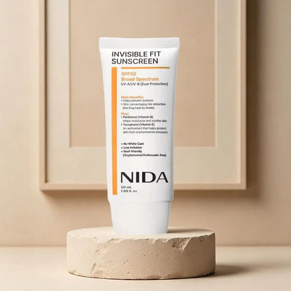 NIDA Invisible Fit Sunscreen SPF50