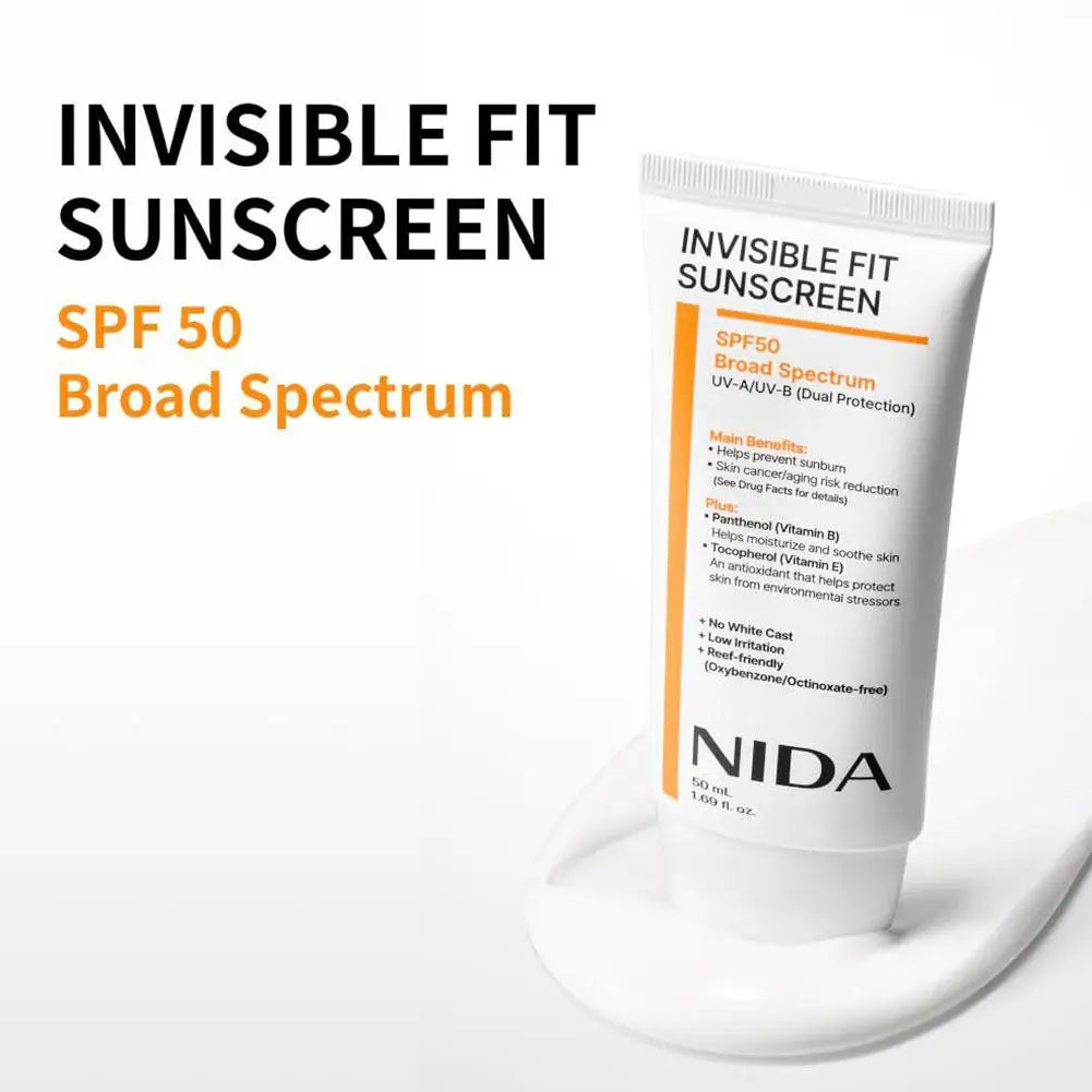 NIDA Invisible Fit Sunscreen SPF50